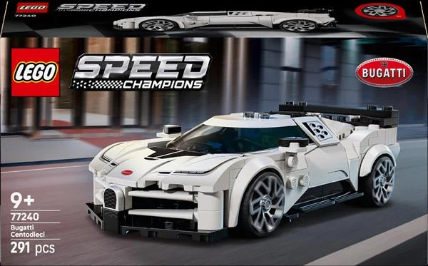 Конструктор LEGO Speed Champions Спортивний гіперкар Bugatti Centodieci 291 деталь Пластик Різнобарвний