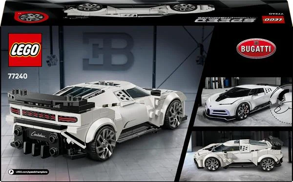 Конструктор LEGO Speed Champions Спортивний гіперкар Bugatti Centodieci 291 деталь Пластик Різнобарвний
