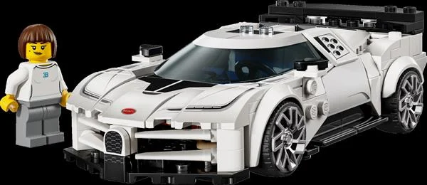 Конструктор LEGO Speed Champions Спортивний гіперкар Bugatti Centodieci 291 деталь Пластик Різнобарвний