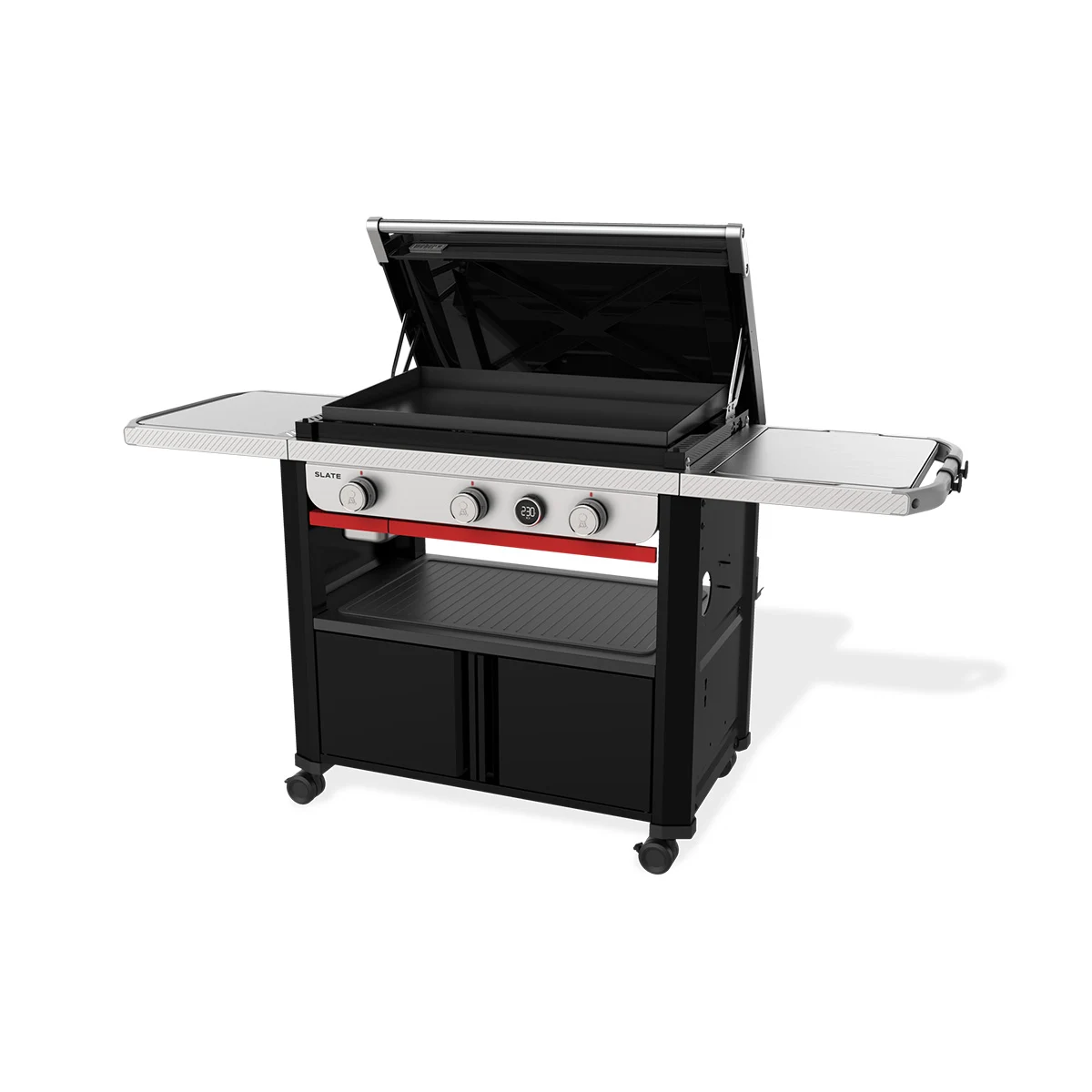 Газовий гриль-планча Weber Slate GPD 76 см чавун 76х46,5 см 3 пальники 10,6 кВт