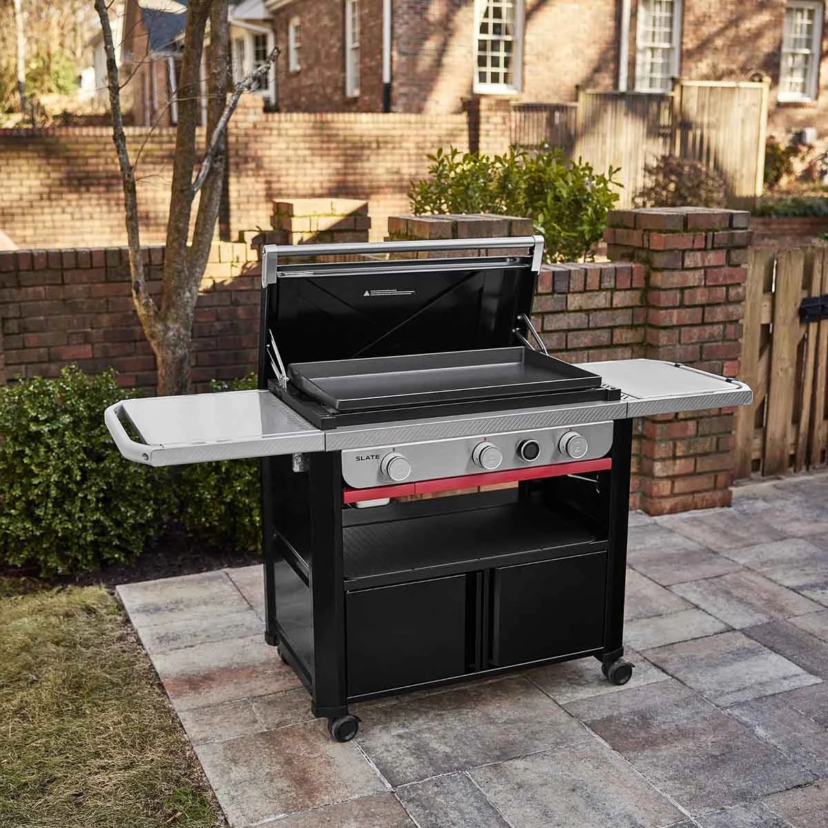 Газовий гриль-планча Weber Slate GPD 76 см чавун 76х46,5 см 3 пальники 10,6 кВт