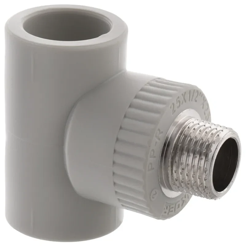 Трійник 25x1/2" внутрішня-зовнішня різьба ППР K0109.PRO