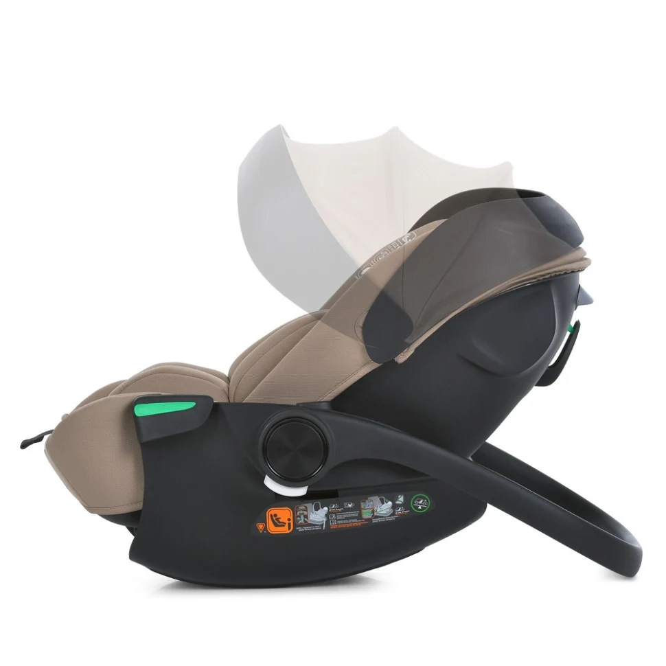 Дитяче автокрісло i-FLOW ME 1198 i-Size 40-87 см бежеве