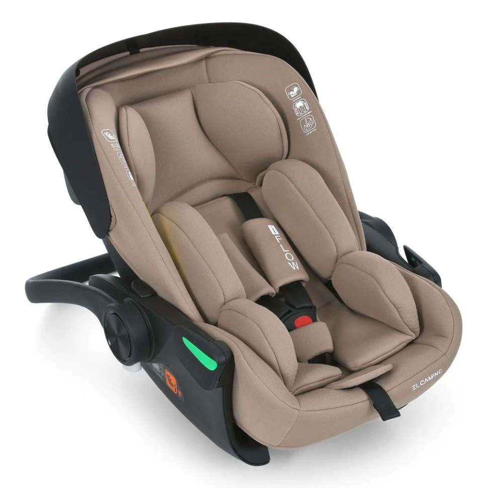 Дитяче автокрісло i-FLOW ME 1198 i-Size 40-87 см бежеве