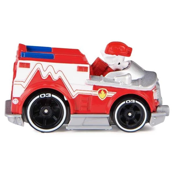 Металева модель машинки Цуценячий патруль Маршал 1:55 червона Die Cast 0,5 кг