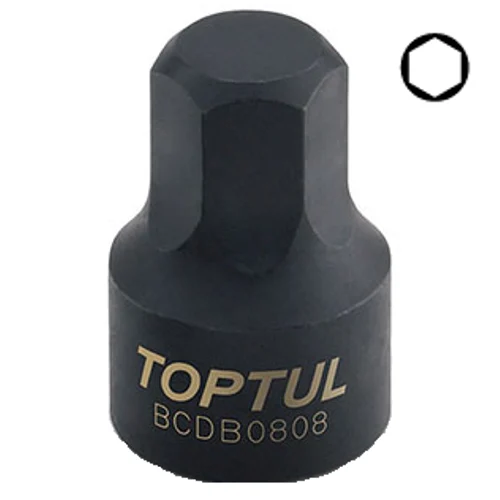 Головка-бита торцева HEX 8мм 1/4" сталь 19,5мм