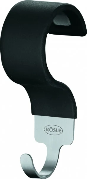Набір гачків Roesle R25024 5 шт нержавіюча сталь/силікон 7,7х2,2х3,9 см металік/чорний