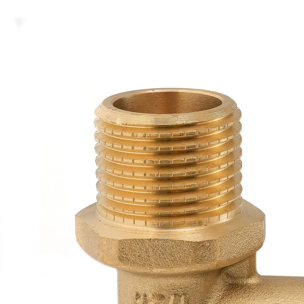 Кутник перехідний Koer KA.L06M-16 16(2.2mm) x 1/2" латунь
