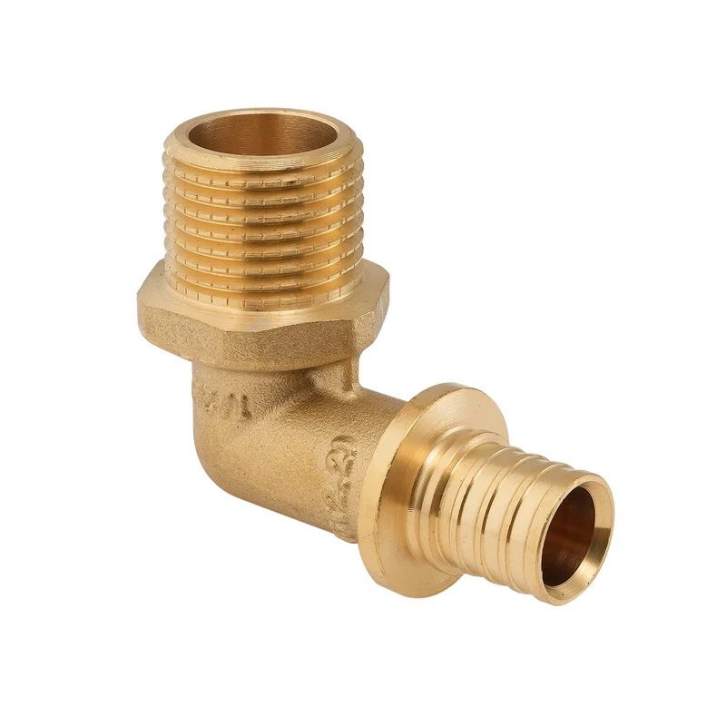 Кутник перехідний Koer KA.L06M-16 16(2.2mm) x 1/2" латунь