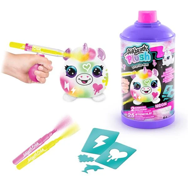 Набір для творчості Airbrush Plush 10 см Неоновий Плюш 4 Ever DIY AIR020