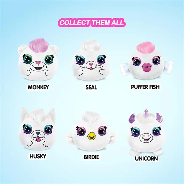 Набір для творчості Airbrush Plush 10 см Неоновий Плюш 4 Ever DIY AIR020