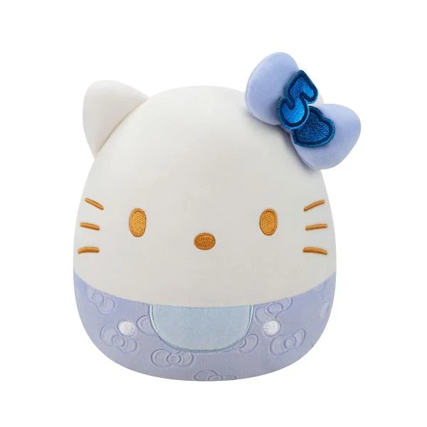 М'яка іграшка Squishmallows 20 см Синій Плюш Кіт