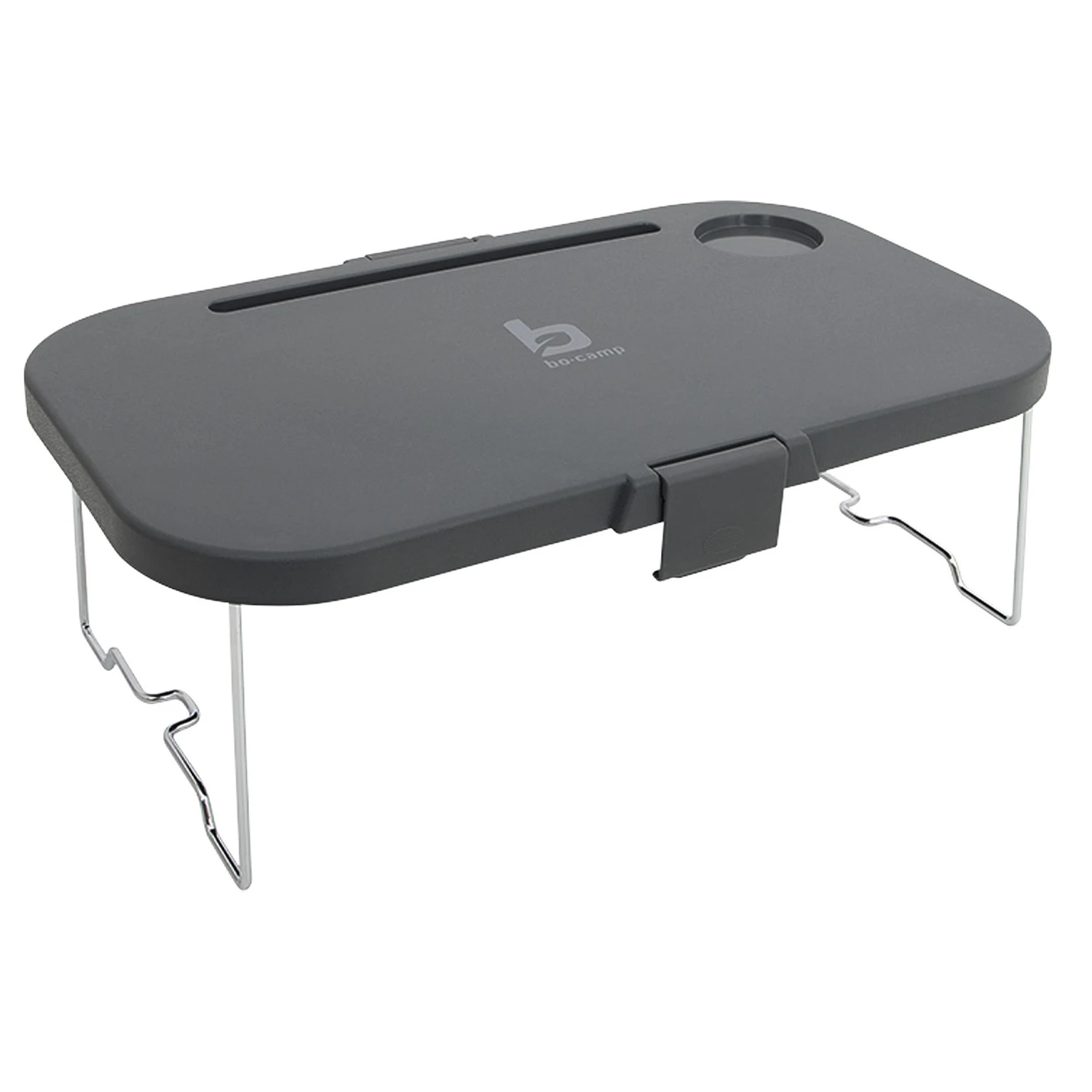 Складна корзина Bo-Camp Foldable Box 17L ABS пластик / силікон 45х27х24 см сірий