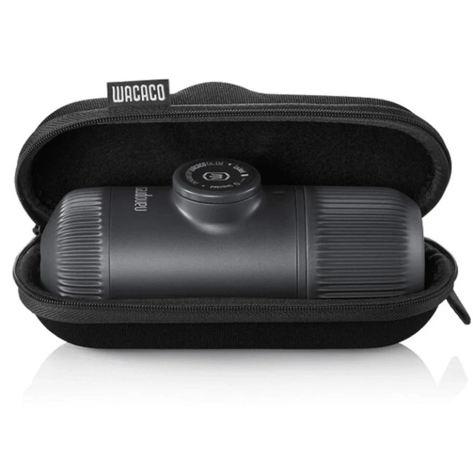 Кавоварка Wacaco Nanopresso Grey капсульна 62x71x156 мм нержавіюча сталь