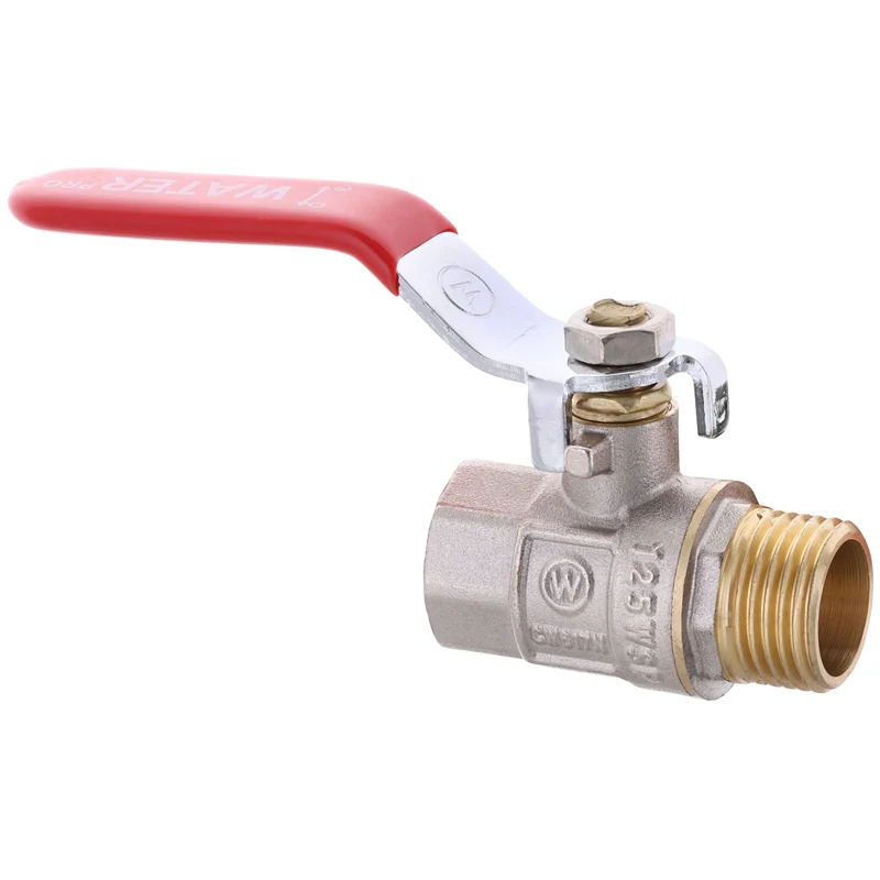 Кран кульовий Waterpro WP0143 1/2" ГШР латунь 16 Бар для водопроводу