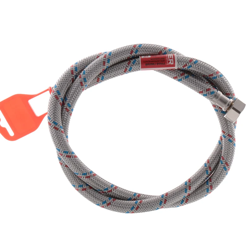 Гнучкий шланг 1/2'' гайка 1/2'' 120 см Нержавіюча сталь для змішувача