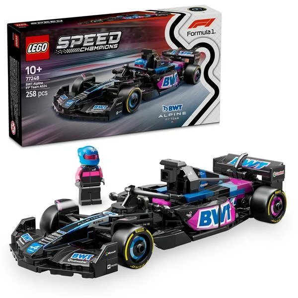 Конструктор LEGO Speed Champions Автомобіль F1 BWT Alpine A524 258 деталей Пластик Різнобарвний