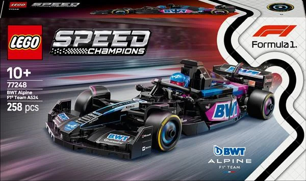 Конструктор LEGO Speed Champions Автомобіль F1 BWT Alpine A524 258 деталей Пластик Різнобарвний