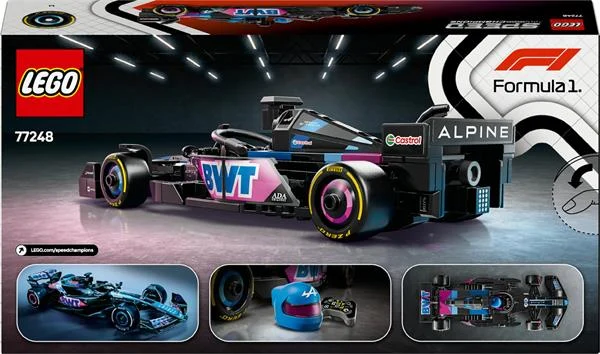 Конструктор LEGO Speed Champions Автомобіль F1 BWT Alpine A524 258 деталей Пластик Різнобарвний