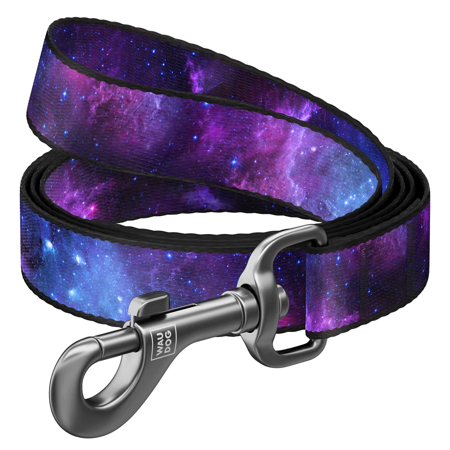 Повідець WAUDOG Nylon NASA21 15 мм x 200 см нейлоновий для собак