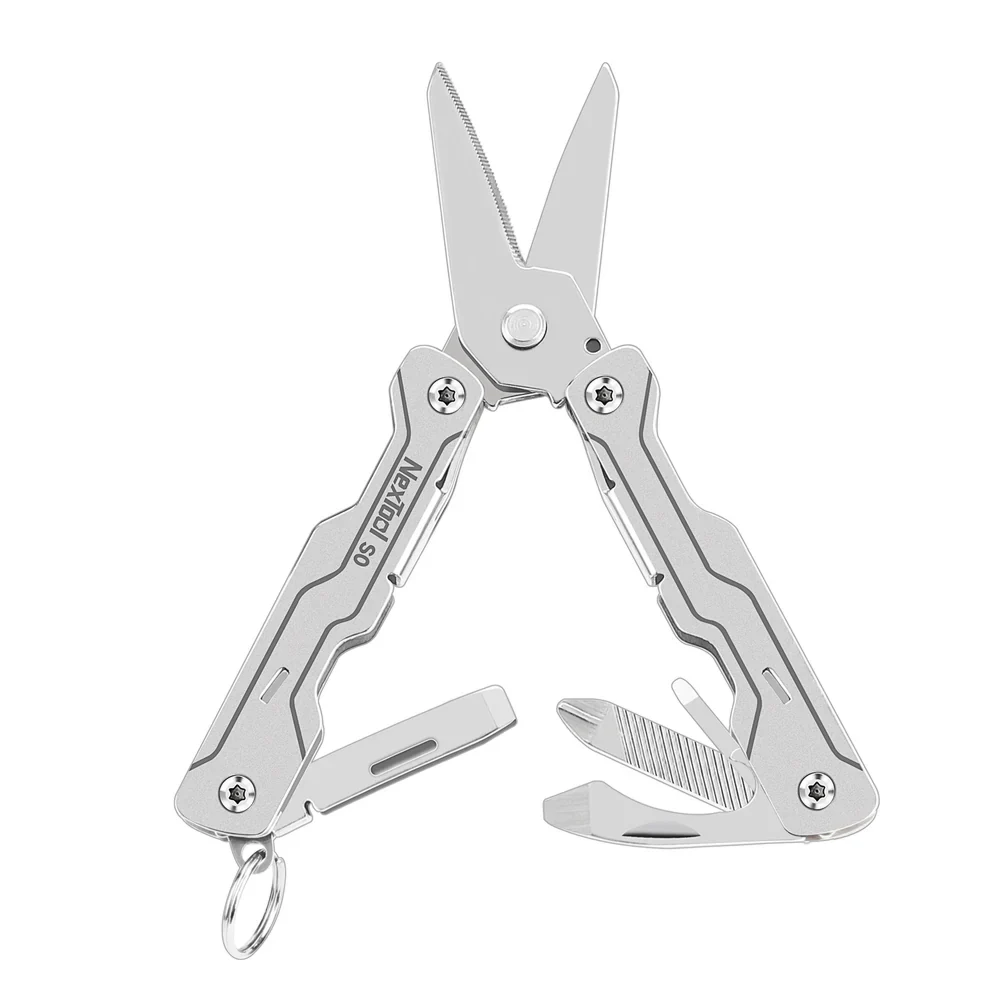 Мультитул NexTool Micro Sailor Scissors S0 93,6 мм нержавіюча сталь сріблястий