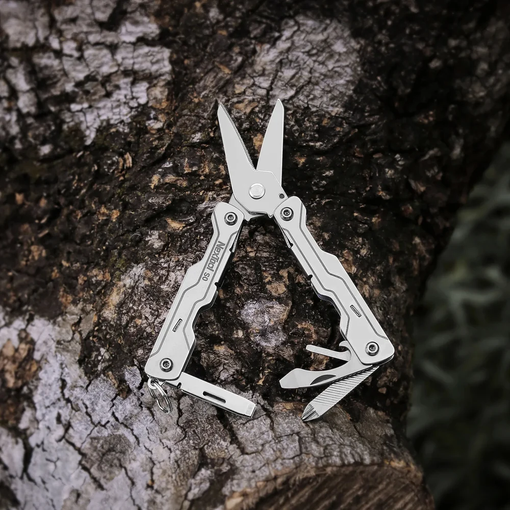 Мультитул NexTool Micro Sailor Scissors S0 93,6 мм нержавіюча сталь сріблястий