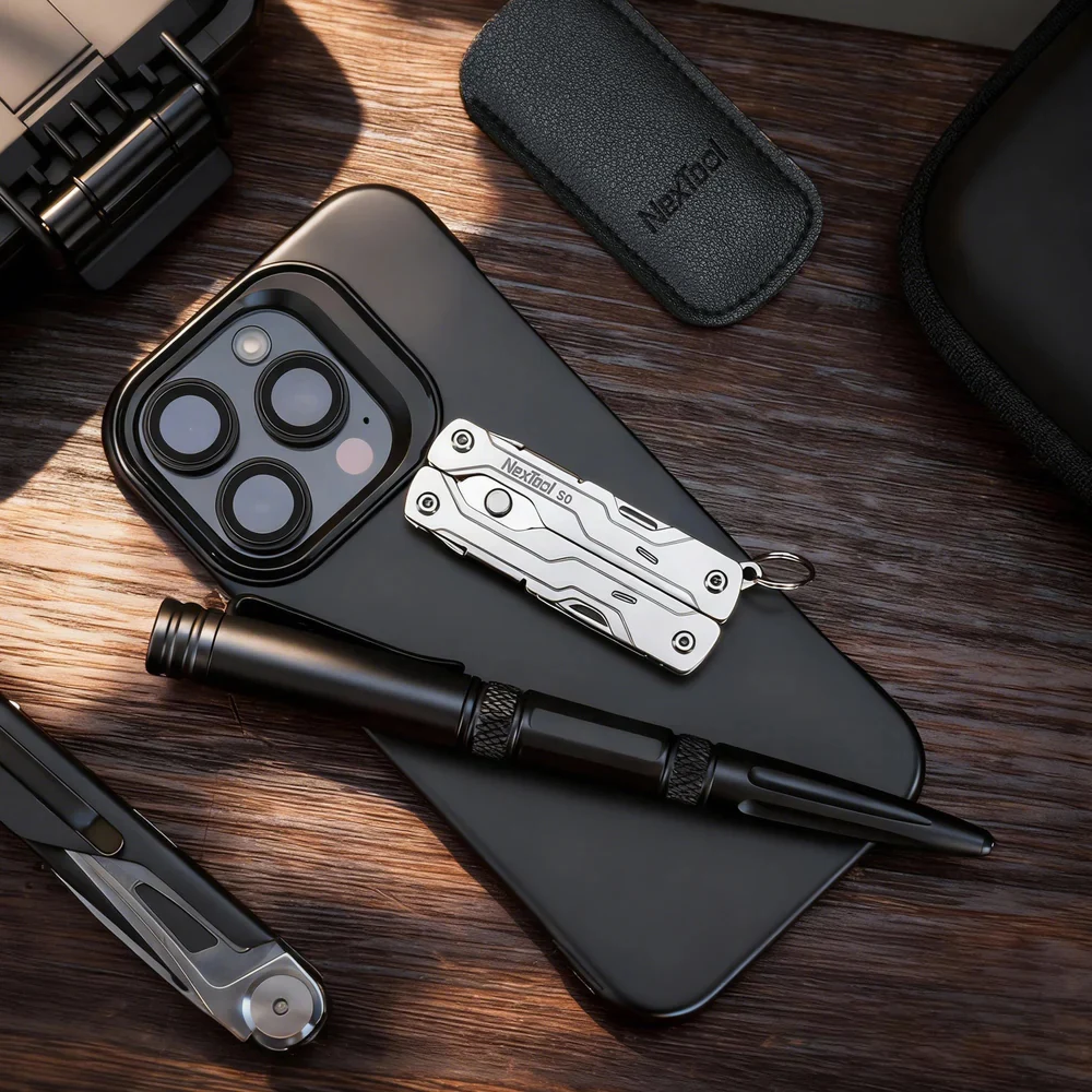 Мультитул NexTool Micro Sailor Scissors S0 93,6 мм нержавіюча сталь сріблястий