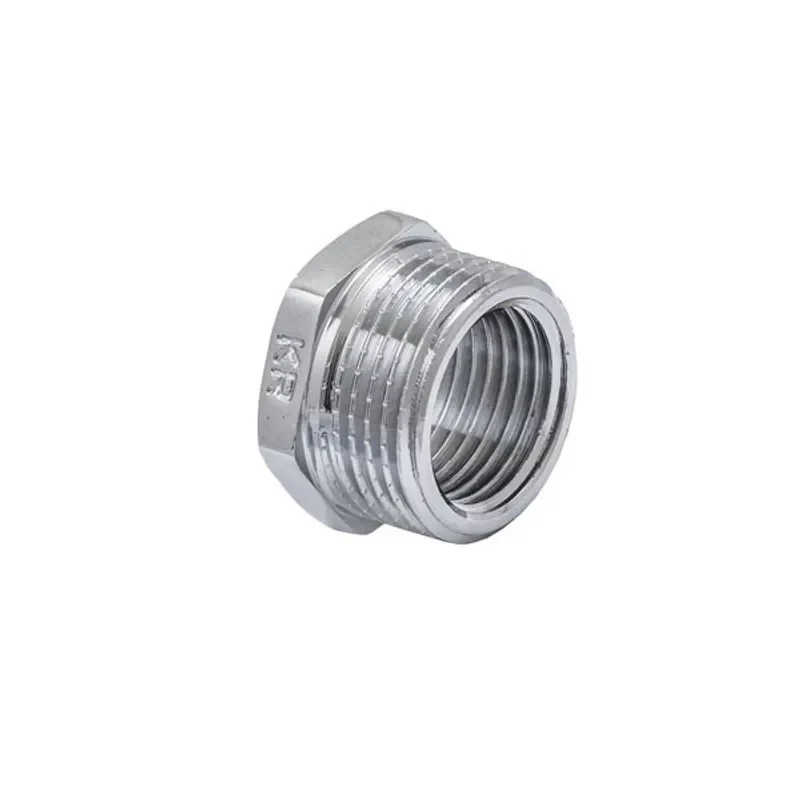 Футорка 1/2"x3/4" Koer KF.F0608.chr хромована для водопроводу