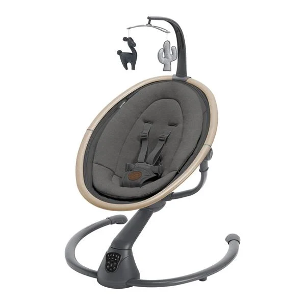 Шезлонг-гойдалка Maxi-Cosi Cassia SWG 65х69-74х87,5-96,5 см текстиль графітовий
