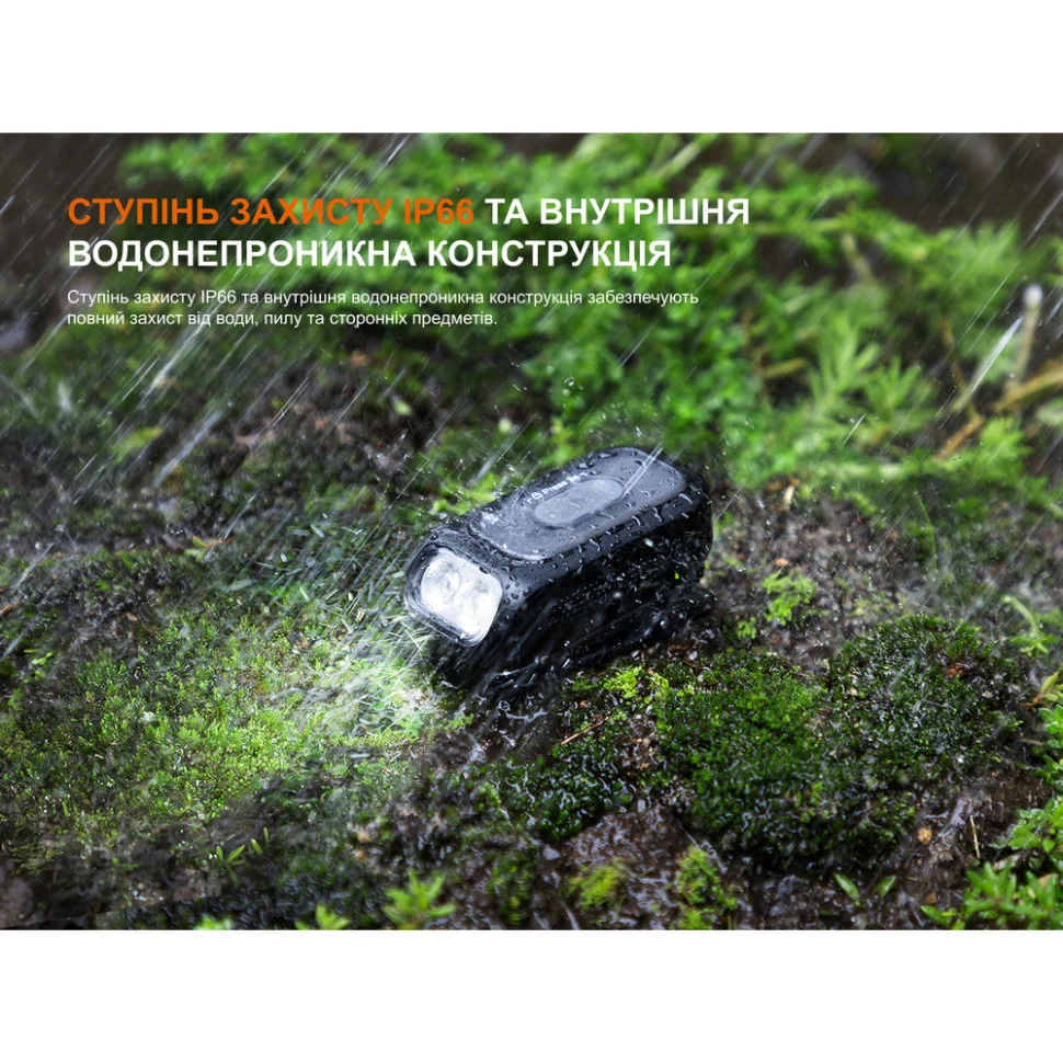Ліхтар Fenix E04R 300 лм полікарбонат 58,5х30х29,8 мм чорний