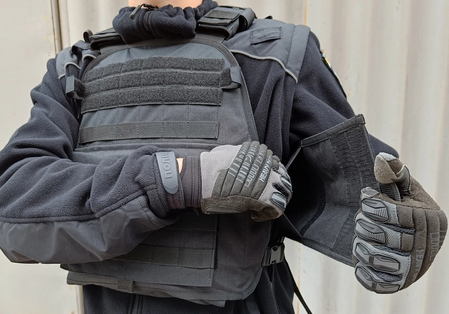 Плитоноска Pantsyr-2 тактичний військовий жилет MOLLE 1,1 кг Cordura 1050 чорний