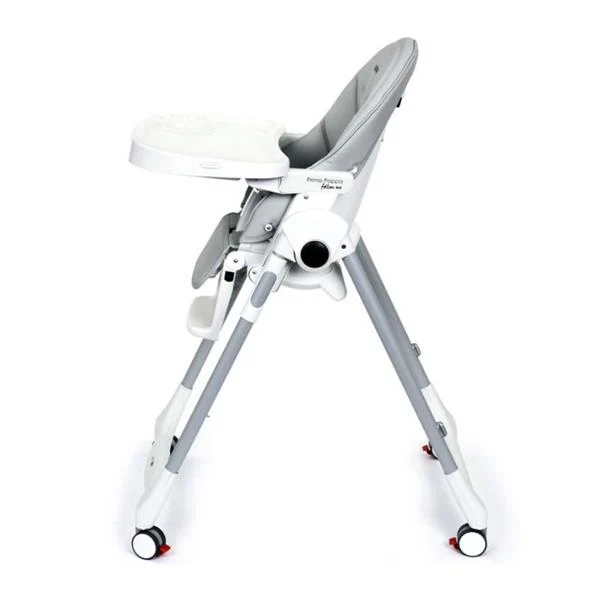 Стільчик для годування Peg-Perego Prima Pappa Follow Me 75,5х55,5х104,5 см сірий