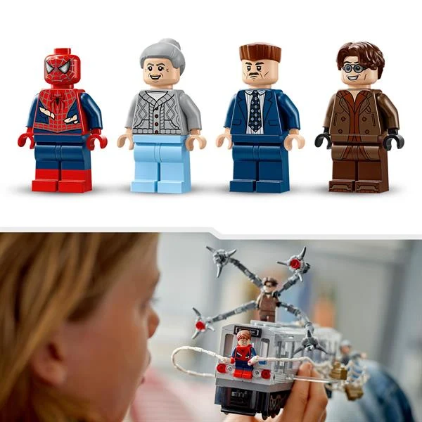 Конструктор LEGO Людина-павук проти Дока Ока 393 деталі пластик різнобарвний