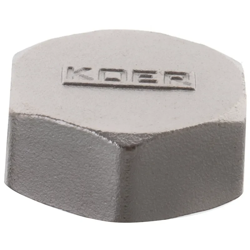 Різьбовий фітинг заглушка Koer KF.P10F 1" латунь внутрішня-зовнішня різьба
