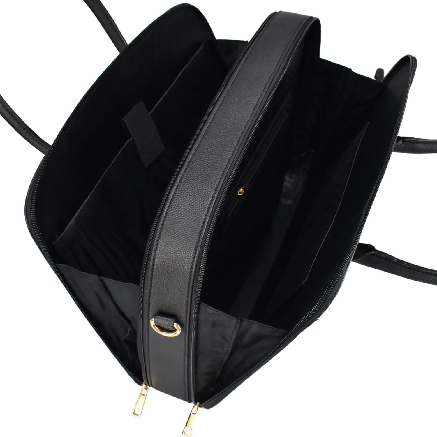 Сумка для ноутбука Semi Line L2013-0 еко-шкіра 15" чорна 380х290х75 мм