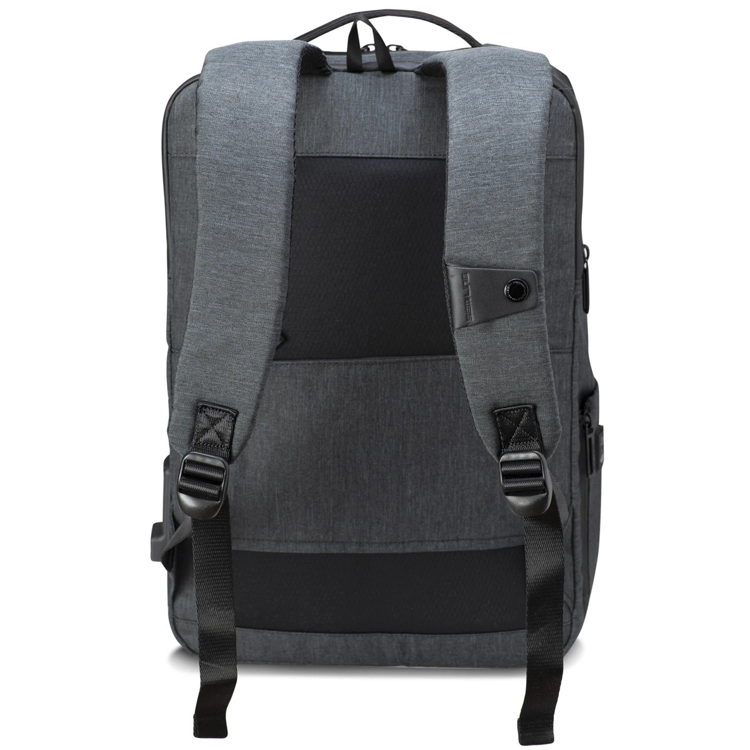 Рюкзак міський Semi Line USB 24 600D Polyester DWR 440х300х170 мм Темно-сірий