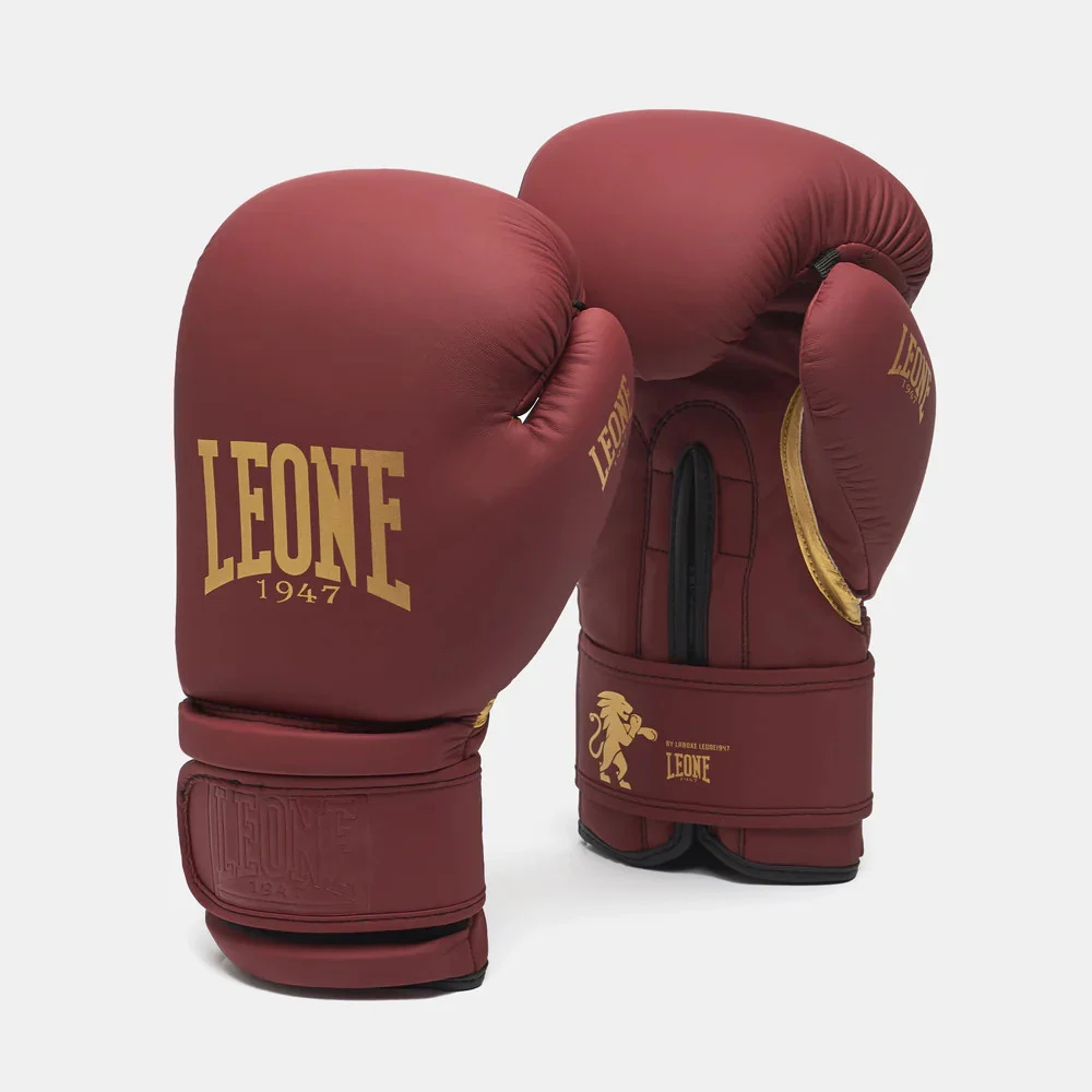 Боксерські рукавички Leone GN059 12 унцій PU чорні