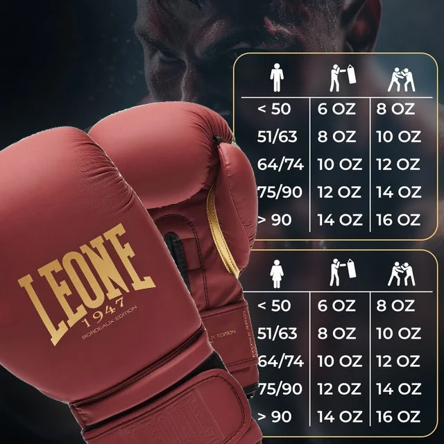 Боксерські рукавички Leone GN059 12 унцій PU чорні