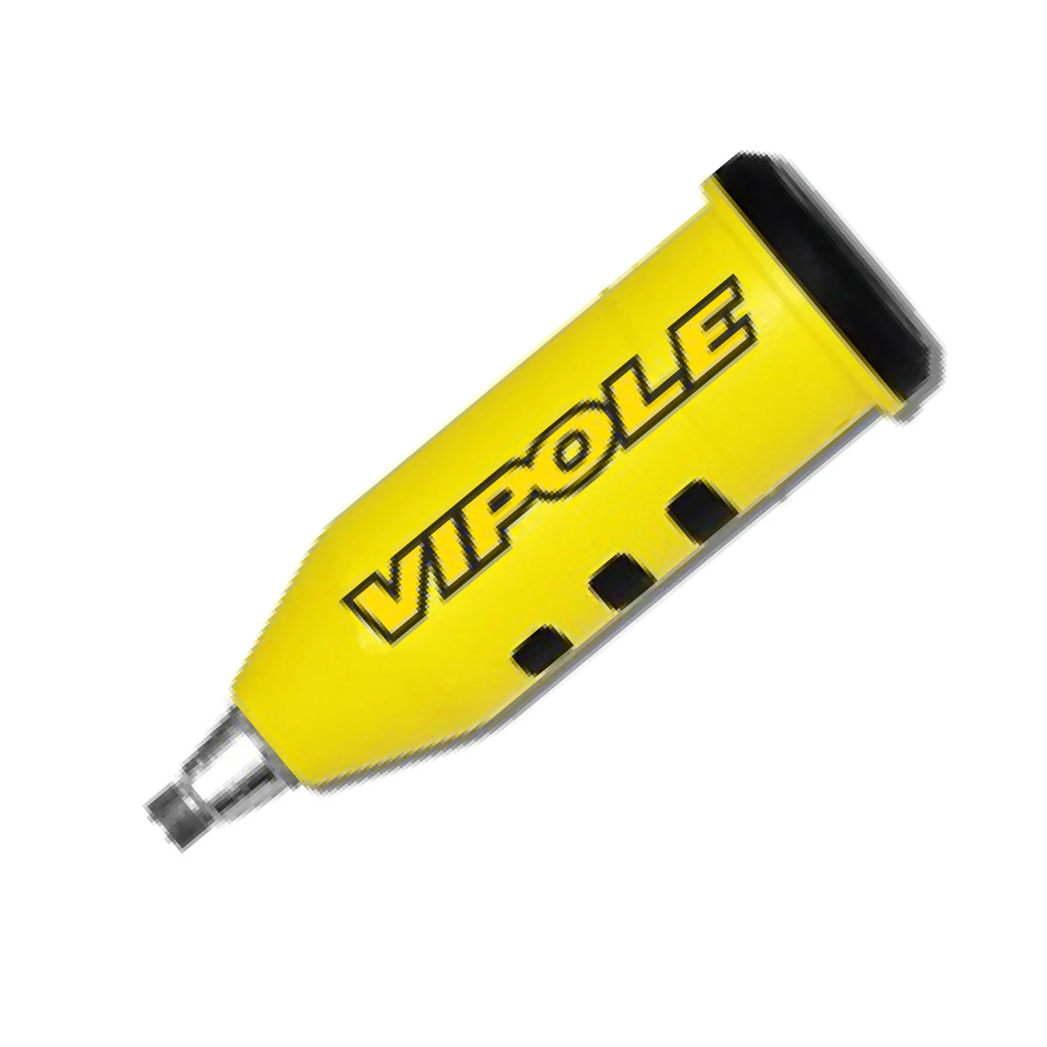 Наконечники для скандинавської ходьби Vipole Silent Round Tip R18 48 жовті/чорні 68 мм пластик/карбід вольфраму