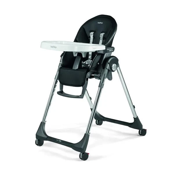 Стульчик для кормления Peg-Perego Prima Pappa Follow Me 75,5х55,5х104,5 см черный хайтек