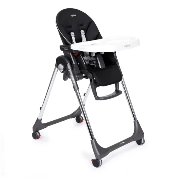 Стульчик для кормления Peg-Perego Prima Pappa Follow Me 75,5х55,5х104,5 см черный хайтек