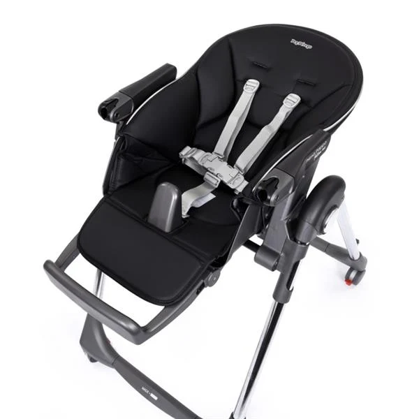 Стульчик для кормления Peg-Perego Prima Pappa Follow Me 75,5х55,5х104,5 см черный хайтек
