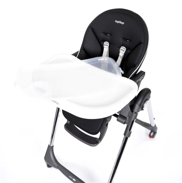 Стульчик для кормления Peg-Perego Prima Pappa Follow Me 75,5х55,5х104,5 см черный хайтек