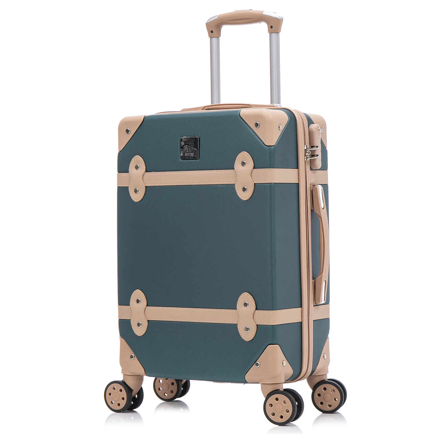 Чемодан Semi Line T5838-3 57,5 л ABS-пластик 24" Green-Navy