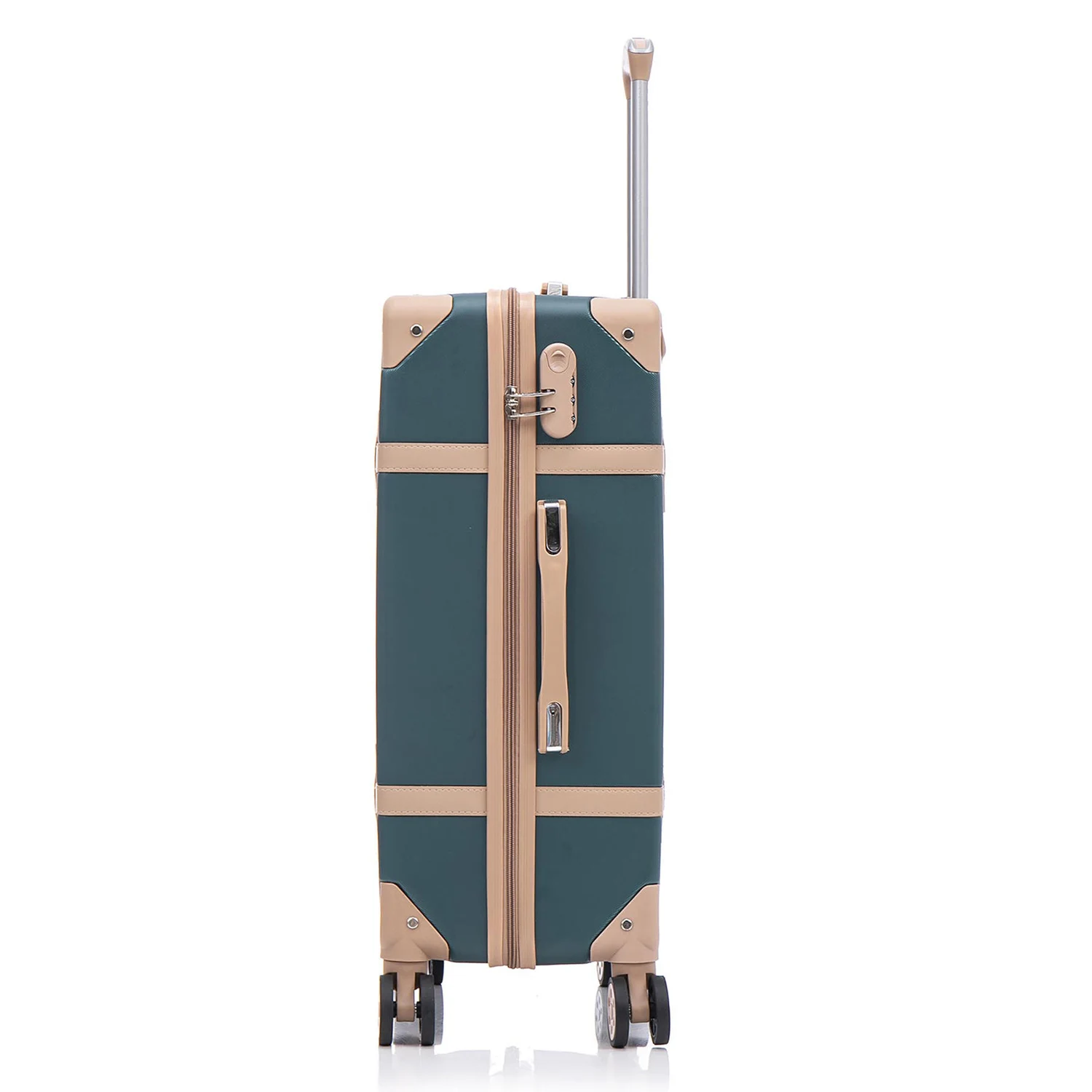 Чемодан Semi Line T5838-3 57,5 л ABS-пластик 24" Green-Navy
