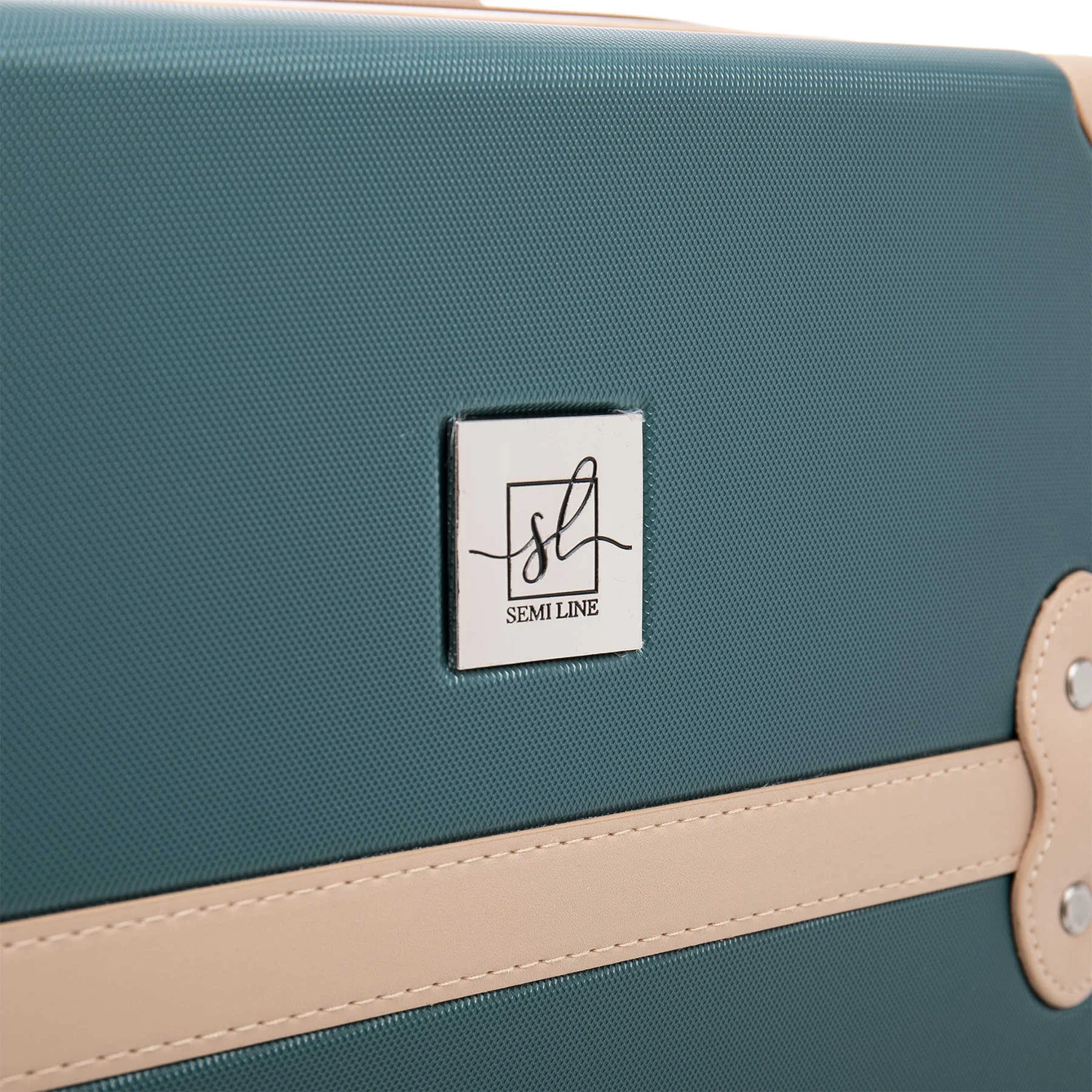 Чемодан Semi Line T5838-3 57,5 л ABS-пластик 24" Green-Navy