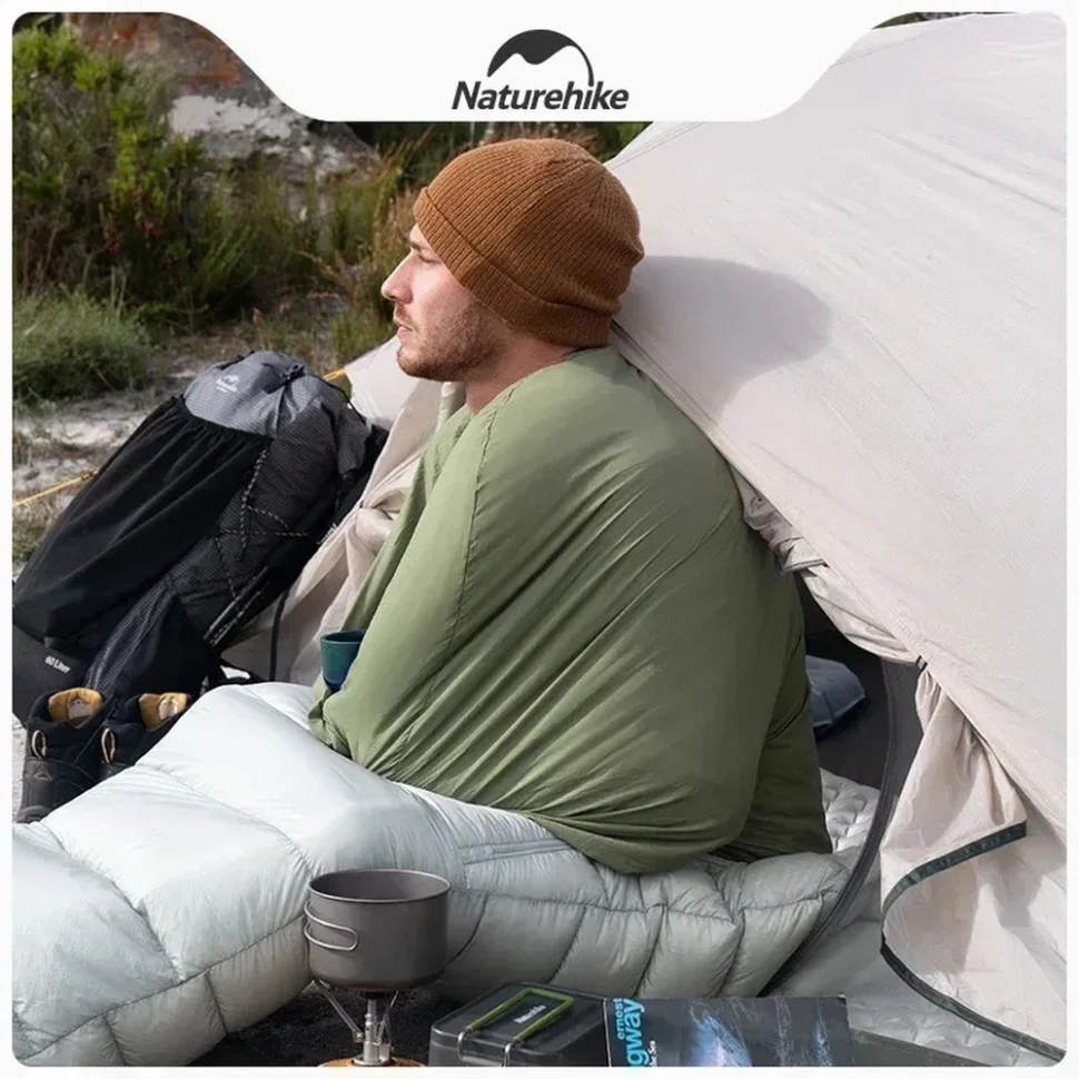 Підкладка для спального мішка Naturehike CNH22SD016 210х80 см нейлон зелена