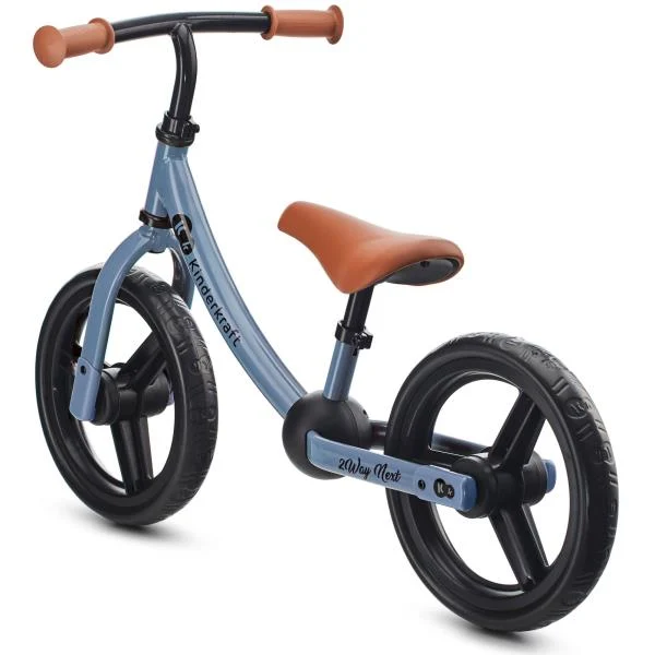 Біговел Kinderkraft 2Way Next 12" металевий блакитний 84х37х62 см до 35 кг
