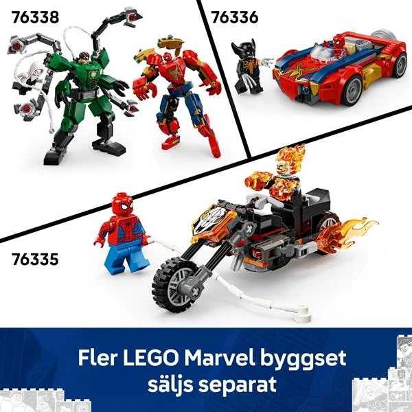 Конструктор LEGO Людина-павук vs Примарний вершник 72 деталі пластик різнобарвний