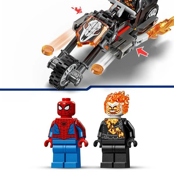 Конструктор LEGO Людина-павук vs Примарний вершник 72 деталі пластик різнобарвний